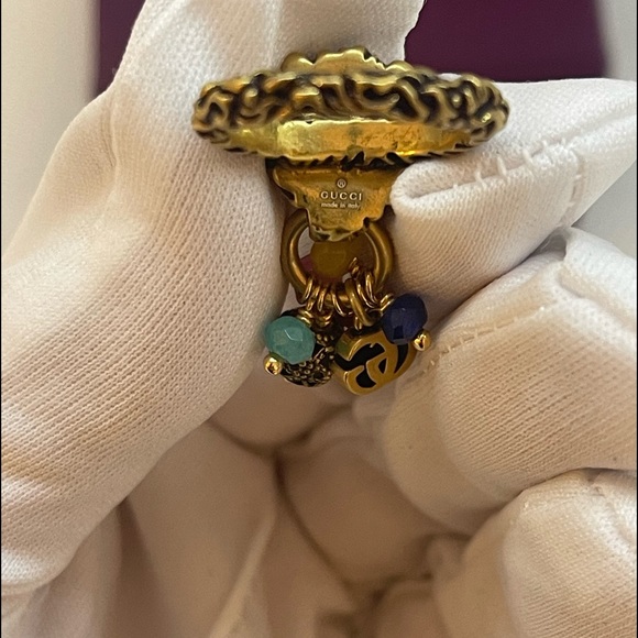 Gucci Lion Head textured ring - Picture 4 of 8